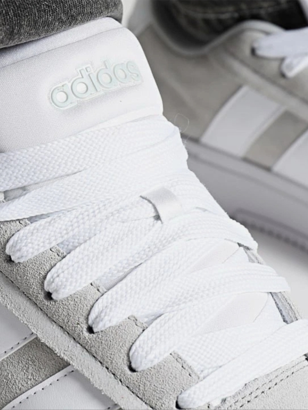 NEW Adidas Grand Court Alpha Women's Sneaker Skater Suede Shoes Retro Cloudfoam - Picture 12 of 14